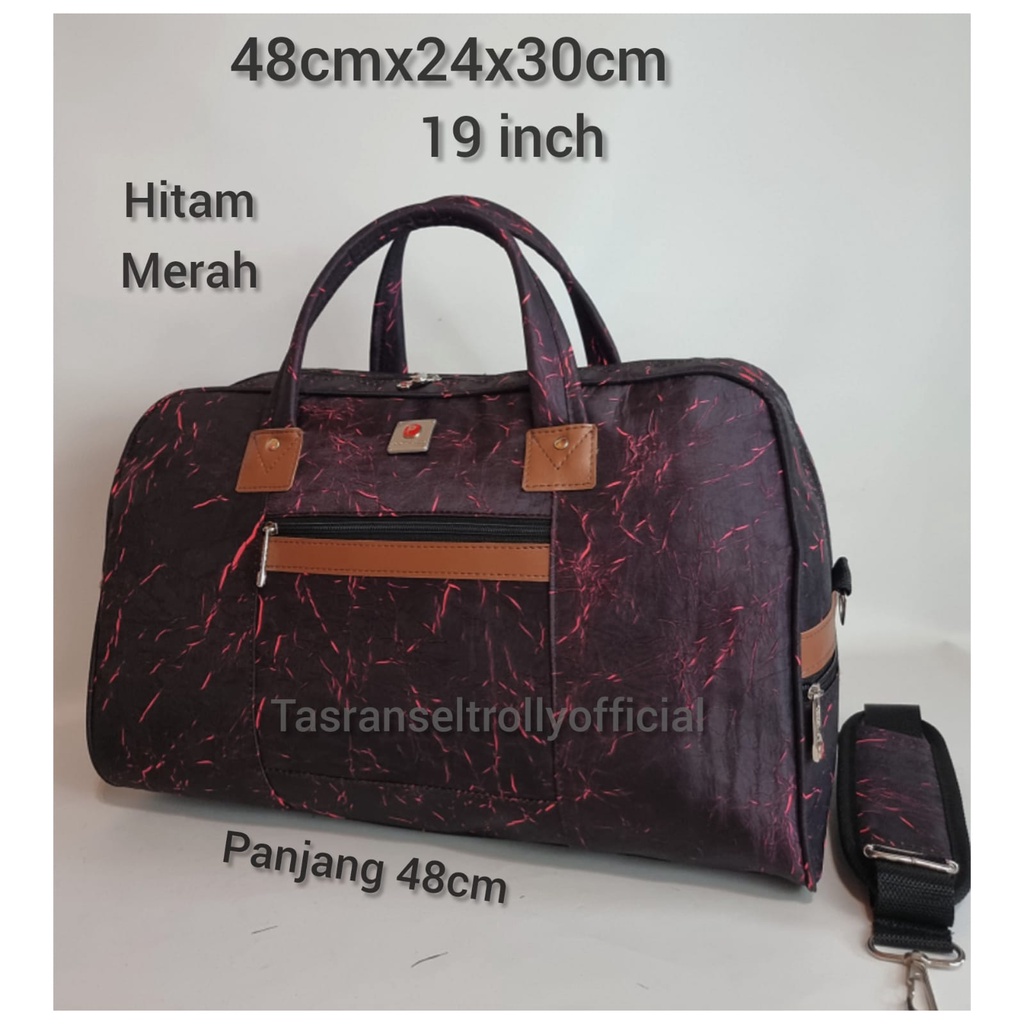 Tas Pakaian Travel Bag Polo Interclub 48cmx24x30 medium size original