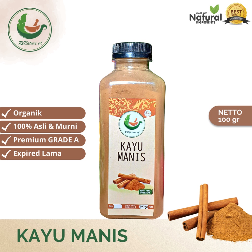 

PROMO!!! 100gr Kayu Manis Bubuk / Ground Cinnamon / Rempah / JSR 100% PREMIUM QUALITY RENATURE ID