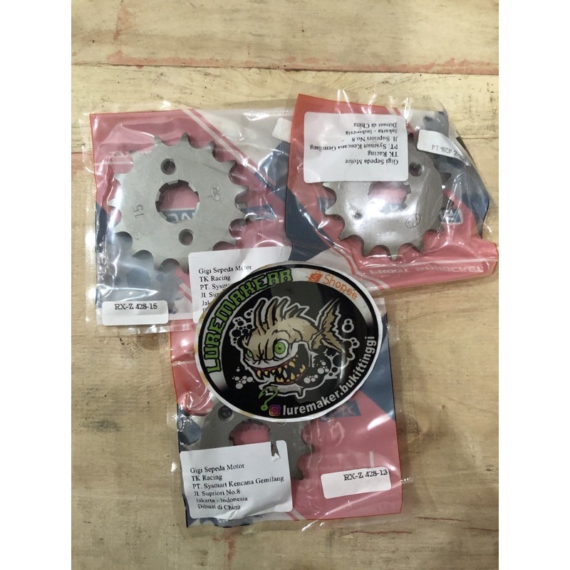 GIR GEAR DEPAN TK RACING 428 JUPITER Z MX VEGA RXK RX Z RX KING 13T 14T 15T