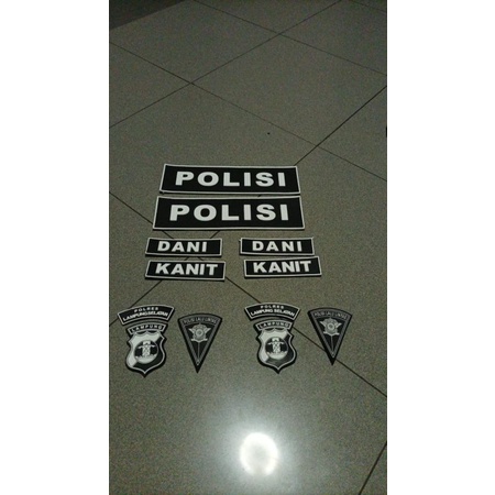 Patch rubber lantas pdl custom nama dan lokasi polda