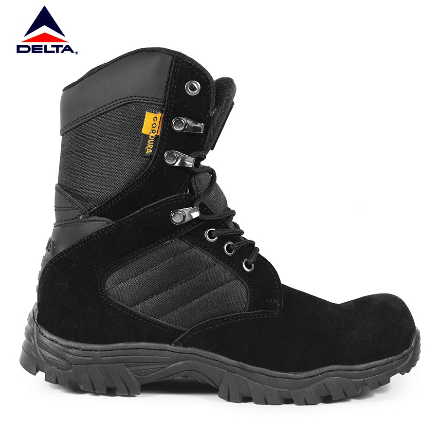 sepatu delta cordura tactical gurun tinggi 8 inci hitam sepatu proyek work safety