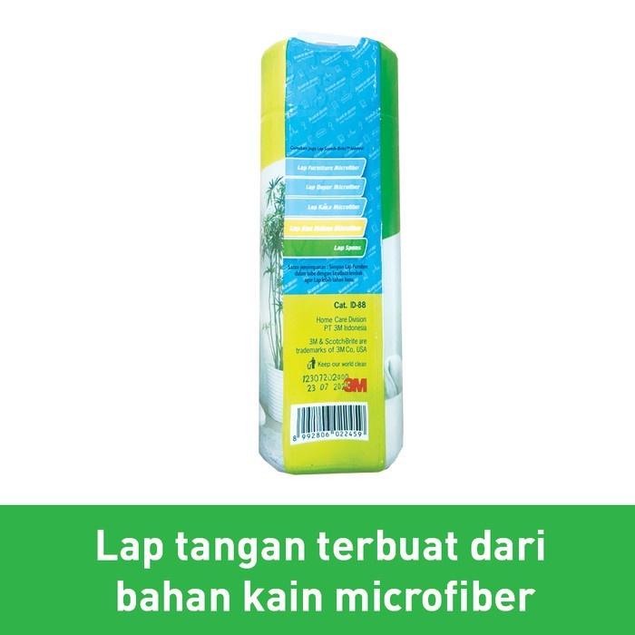 3M Scotch-Brite Kain Lap Bahan Microfiber untuk Furniture ID-88