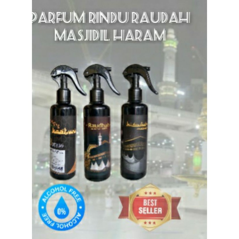 Parfum Arab Ruangan Rindu Ka'bah 250ml spray