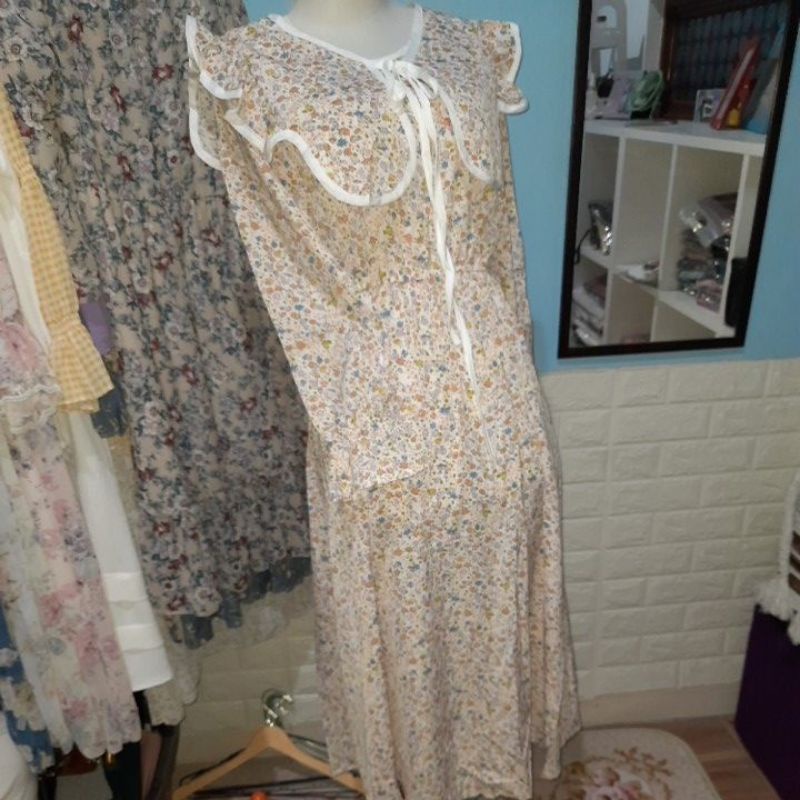 Tunik import bunga kecil