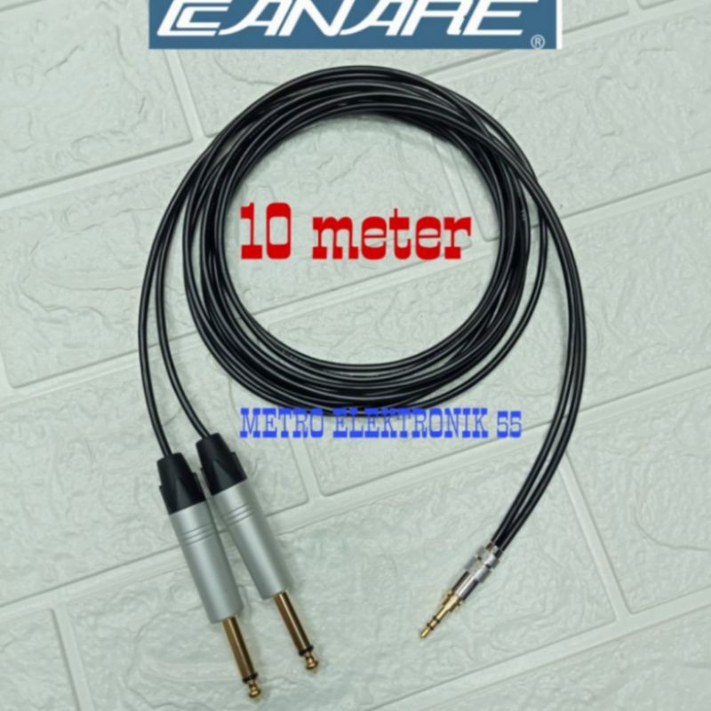 Kabel Canare Kecil Jack 2 Akai To Mini Stereo 3.5 Mm.10 Meter