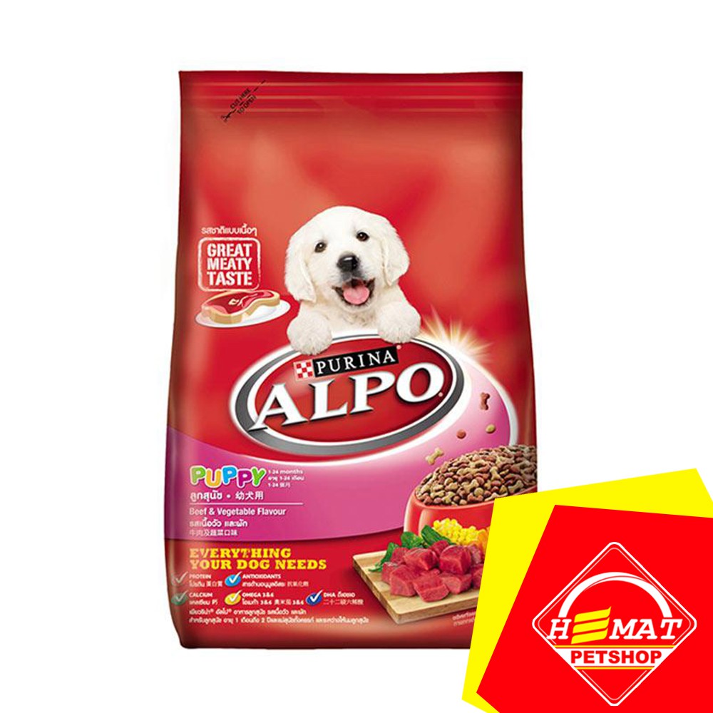 Alpo Puppy Beef &amp; Vegetables 2,6 Kg / Makanan Anjing