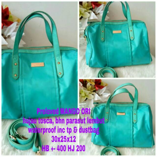 Preloved Bag : Mango ORIGINAL bahan parasut