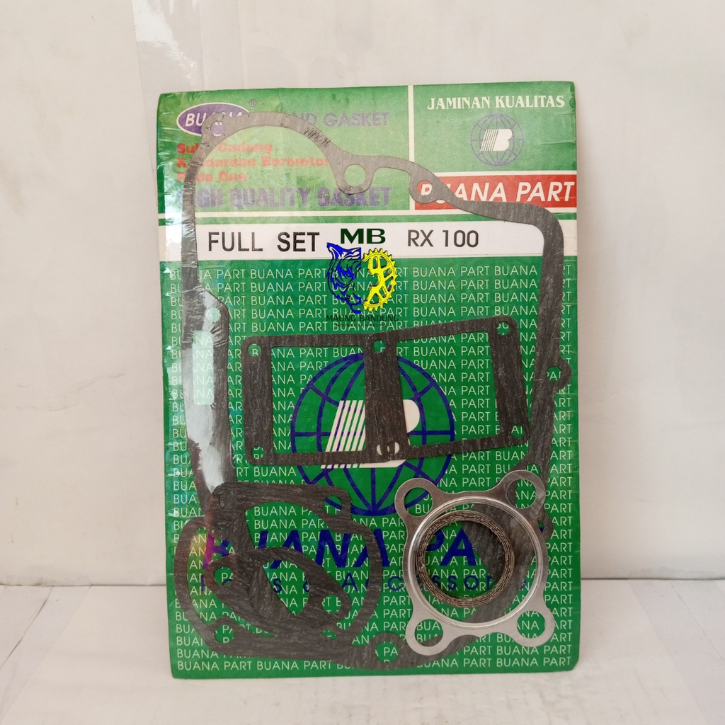FULL SET RX 100 BUANA PART GASKET FULL SET RX 100 BUANA PART