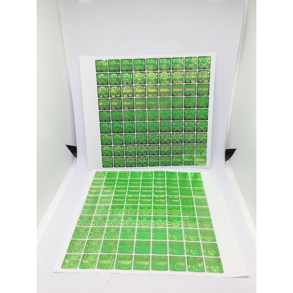 

STICKER HOLOGRAM ORIGINAL HIJAU