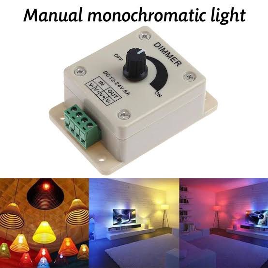 DIMMER LED DC 12V 24V 8A PEREDUP LAMPU ADJUSTABLE CONTROL