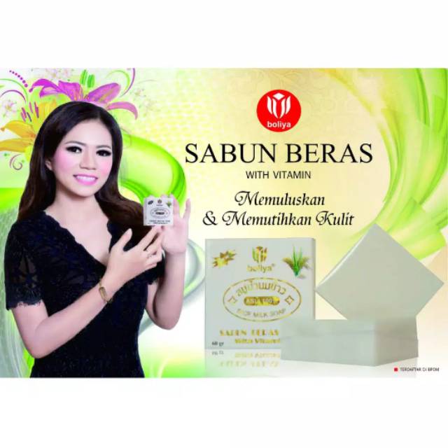 Sabun Beras Boliya/Sabun Beras Susu/Sabun Boliya