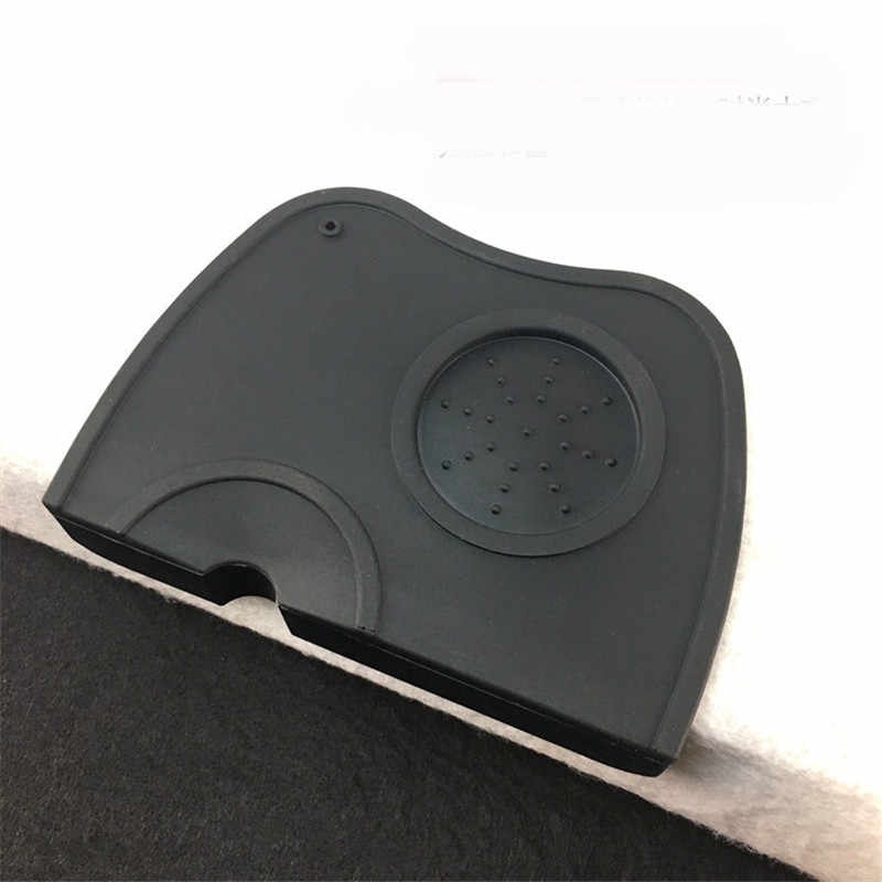 Silicone Holder Mat Tamper Kopi Espresso Barista - Black
