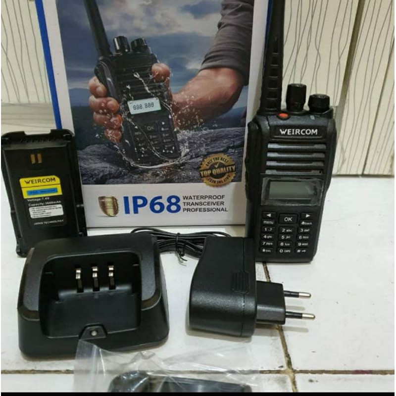 HT WEIRCOM WR 808 VHF 10WATT WATERPROOF IP68