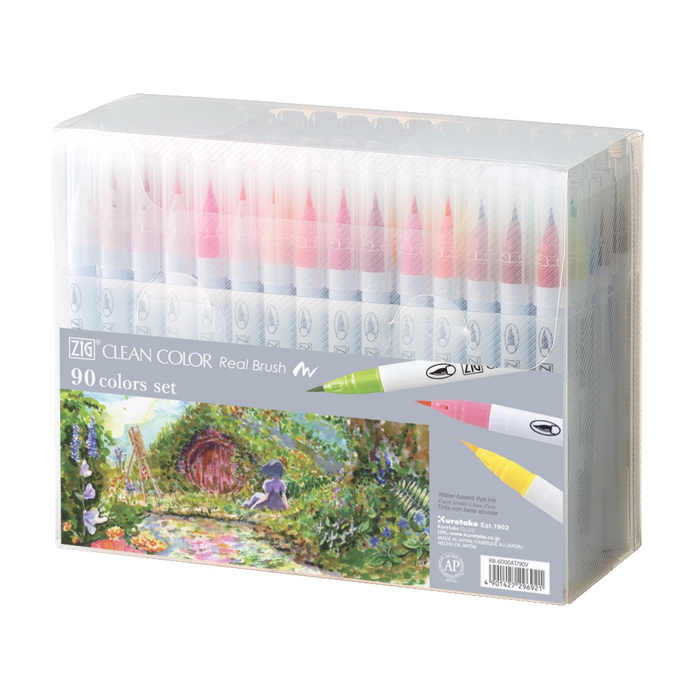 

ZIG CLEAN COLOR Real Brush 90 colors (RB-6000AT/90V)