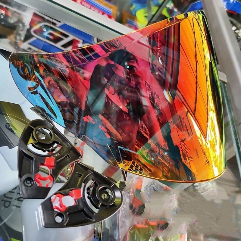 Kaca visor iridium  kyt venom open KYT dj maru Ink centro KYT galaxy / kyt galaxy flat r / flat visor kyt dj maxi iridium kyt galaxy flat r  Bisa dipasang helm Jitsu js1