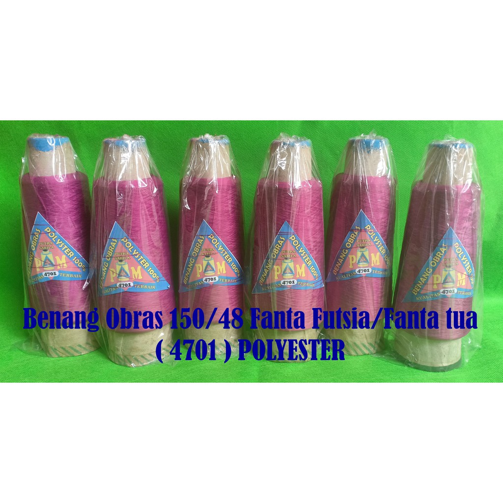 Benang Obras Warna katalog1 polyester 150/48