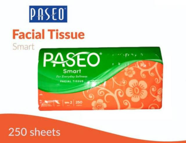 Tisu Tissue Paseo 250 sheets 2ply facial tissue !!