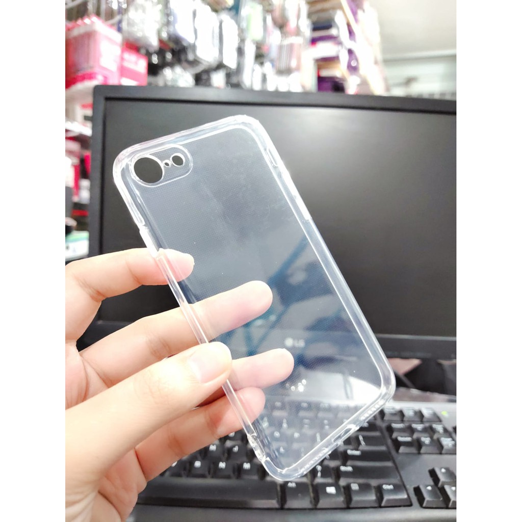 SoftCase OEM Transparan iPhone 7 8 SE 2020 7Plus 8Plus Clear UltraThin TEBAL 2.0mm SUPER CLEAR