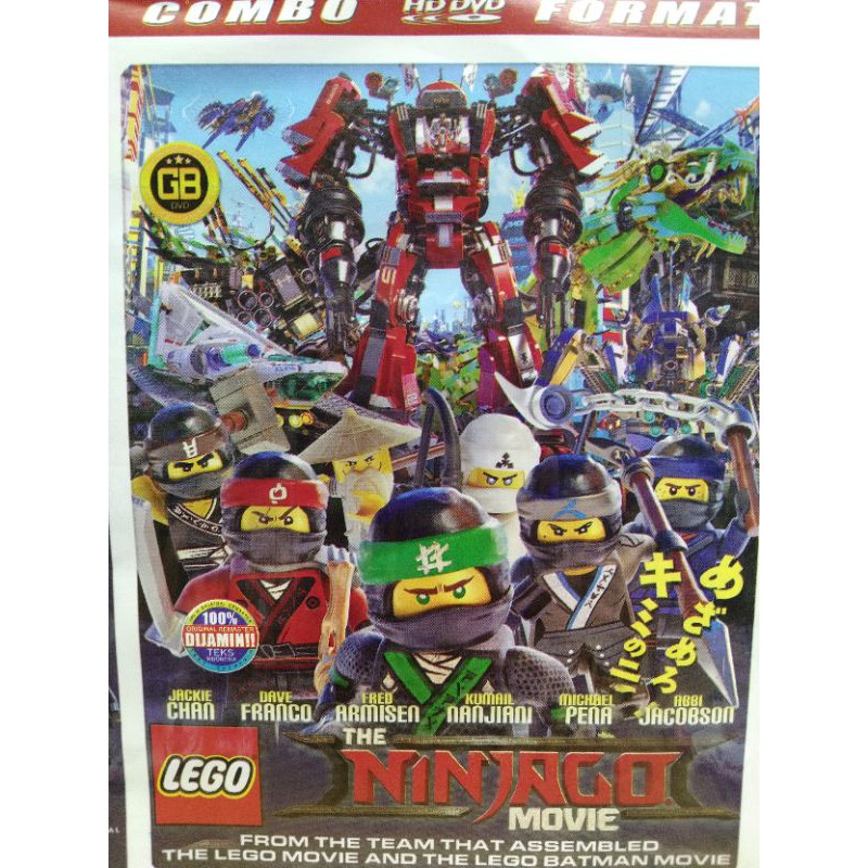KASET KARTUN ANAK ANAK LEGO THE NINJAGO MOVIE