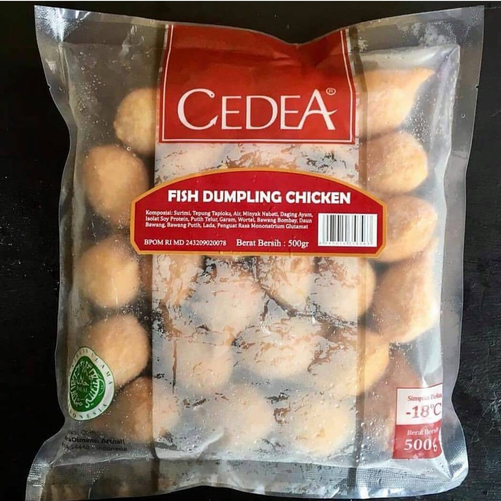 

Cedea Fish Dumpling Chicken 500 Gram