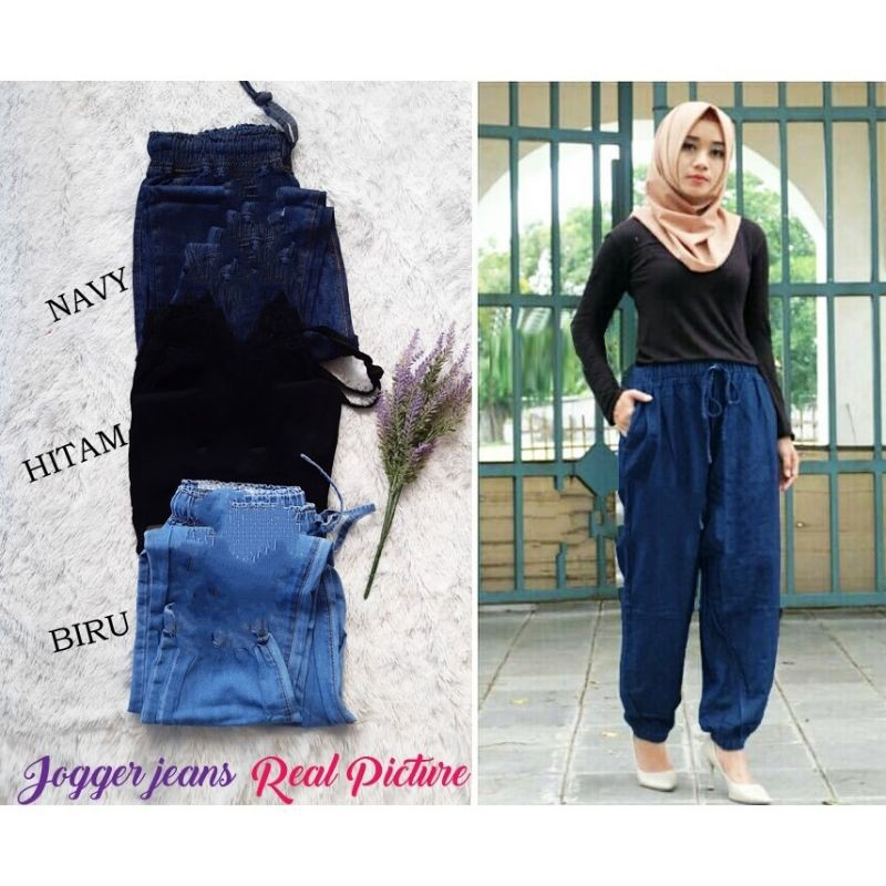 CELANA JOGGER JEANS STANDART XL DAN JUMBO XXL