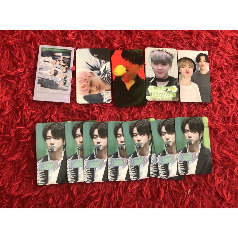 Freebies by Sellkor photocard postcard BTS namjoon jin yoongi suga hoseok hobi jimin taehyung v jung