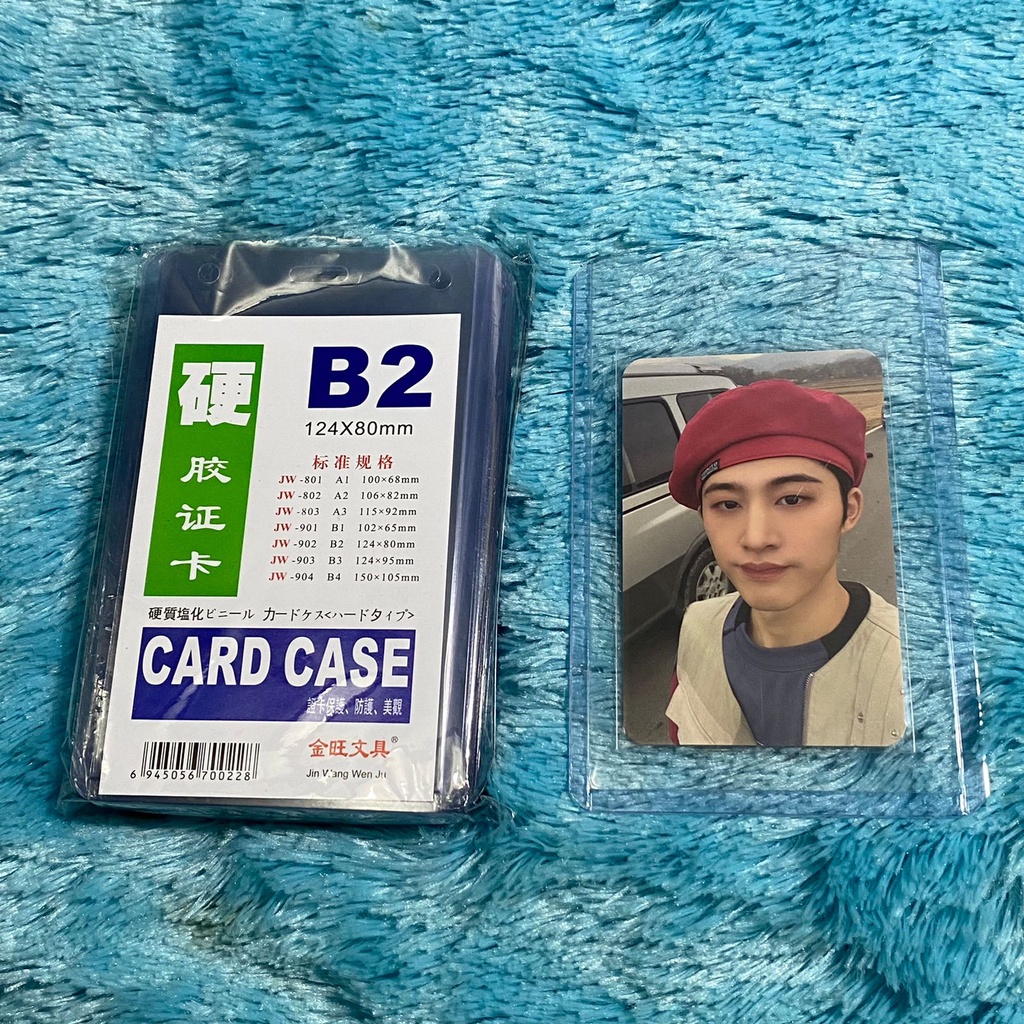 TOPLOADER PHOTOCARD B2 (12,5x8 cm) B3 (10x12 cm) SATUAN TEBAL MURAH