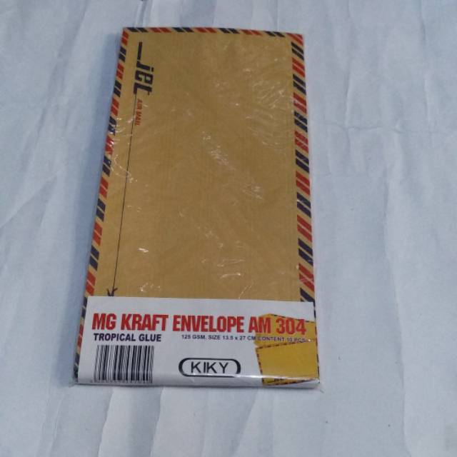 

AMPLOP COKLAT AIRMAIL 304 KIKY LEM 125 GSM