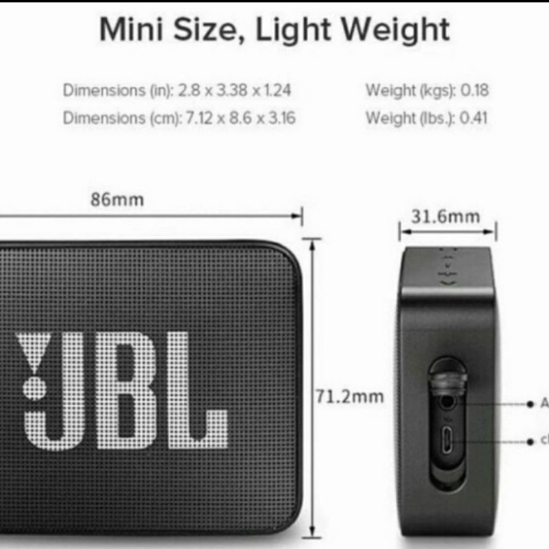 Bluetotth JBL Go2  JBL GO 2 Speaker Original Garansi Resmi IMS