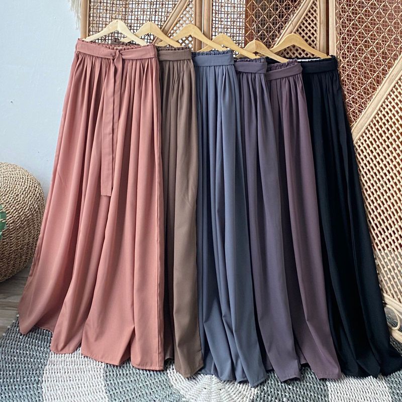 RETTA SKIRT Panjang 100 cm || Rok Payung || Rok Lebar || Rok Wolfis || Rok Jumbo || Rok Big Size