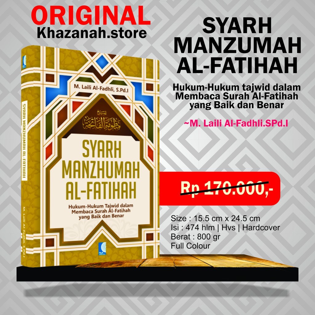 Syarah Manzhumah Al-Fatihah , Buku Hukum Tajwid  Al-Fatihah