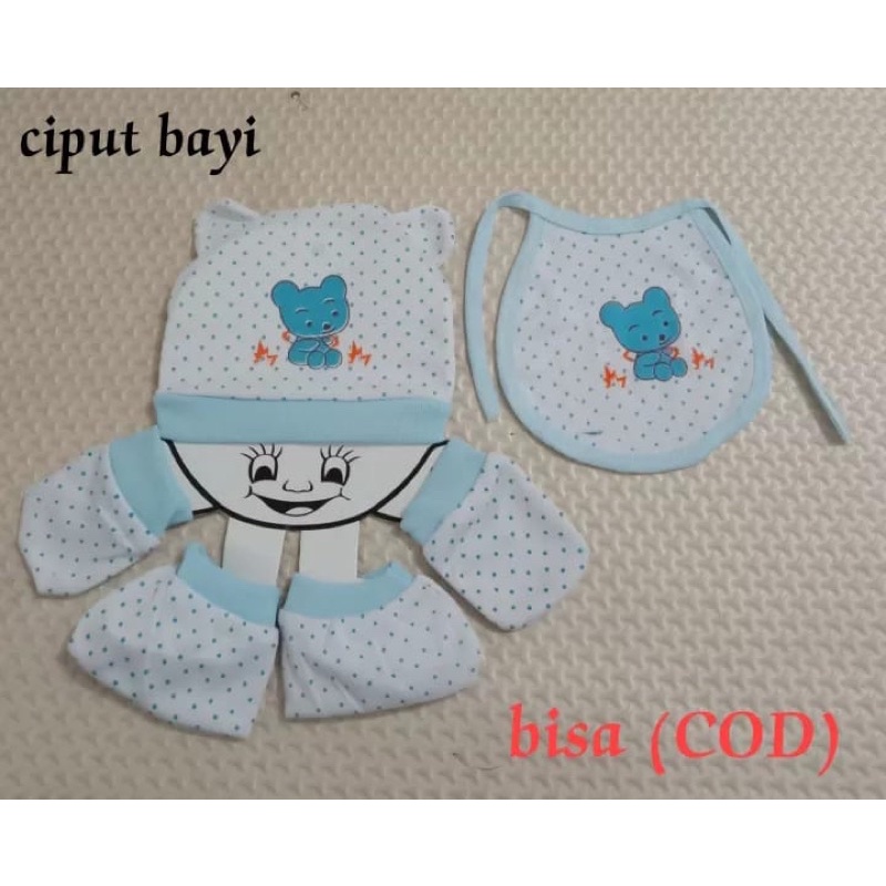 stelan baju bayi tangan panjang miki 0-1 tahun