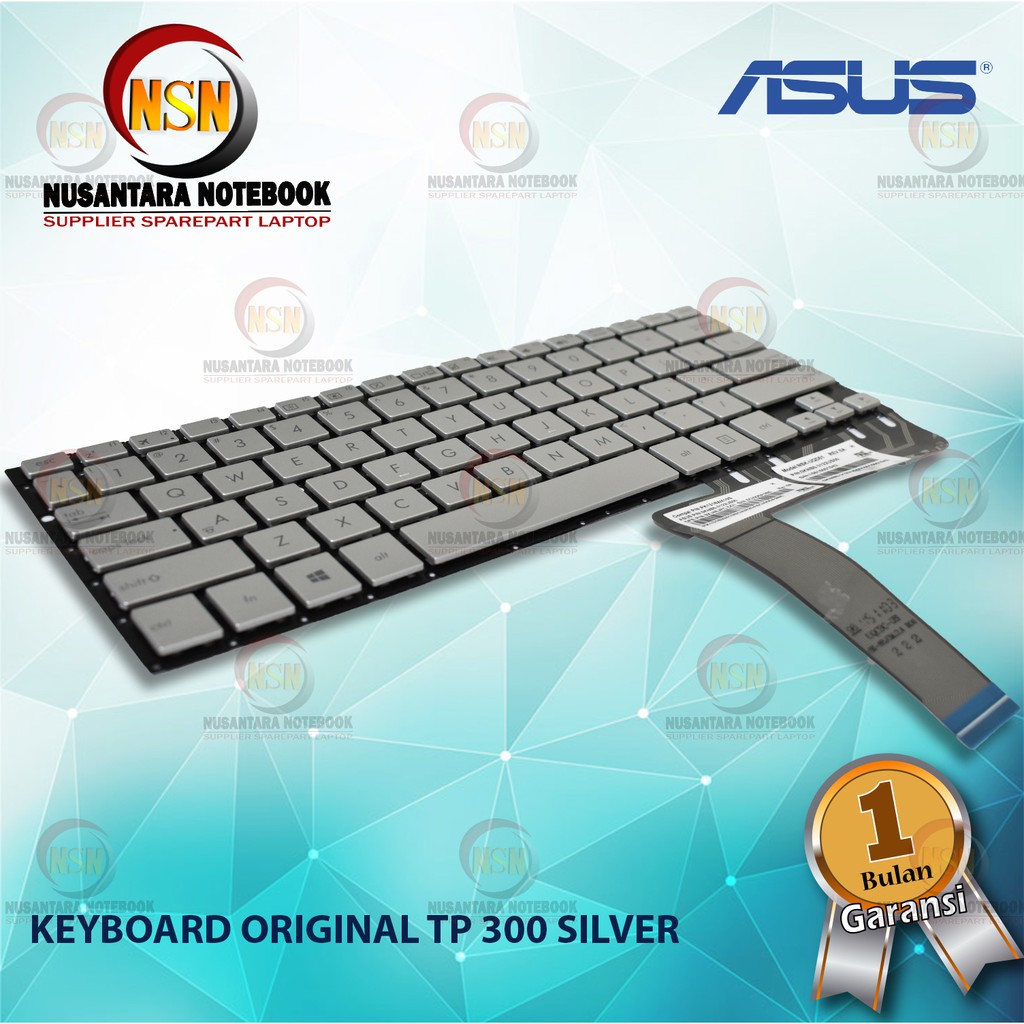 Keyboard Original Asus TP300 TP300L TP300LA TP300LD TP300LJ - Silver