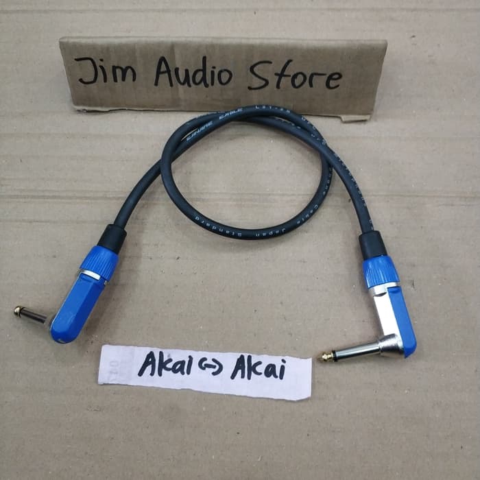Kabel mic canare 50cm akai 6,5mm to akai 6,5mm jek BMA / akai to akai