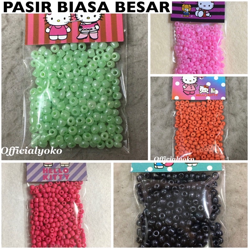 Manik Pasir Biasa Besar 6/0 (20gram)