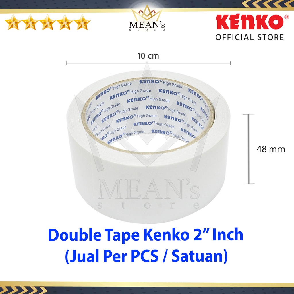 

Double Tape Kenko 48mm / Dobel Tip 2" / Lem 2 Sisi