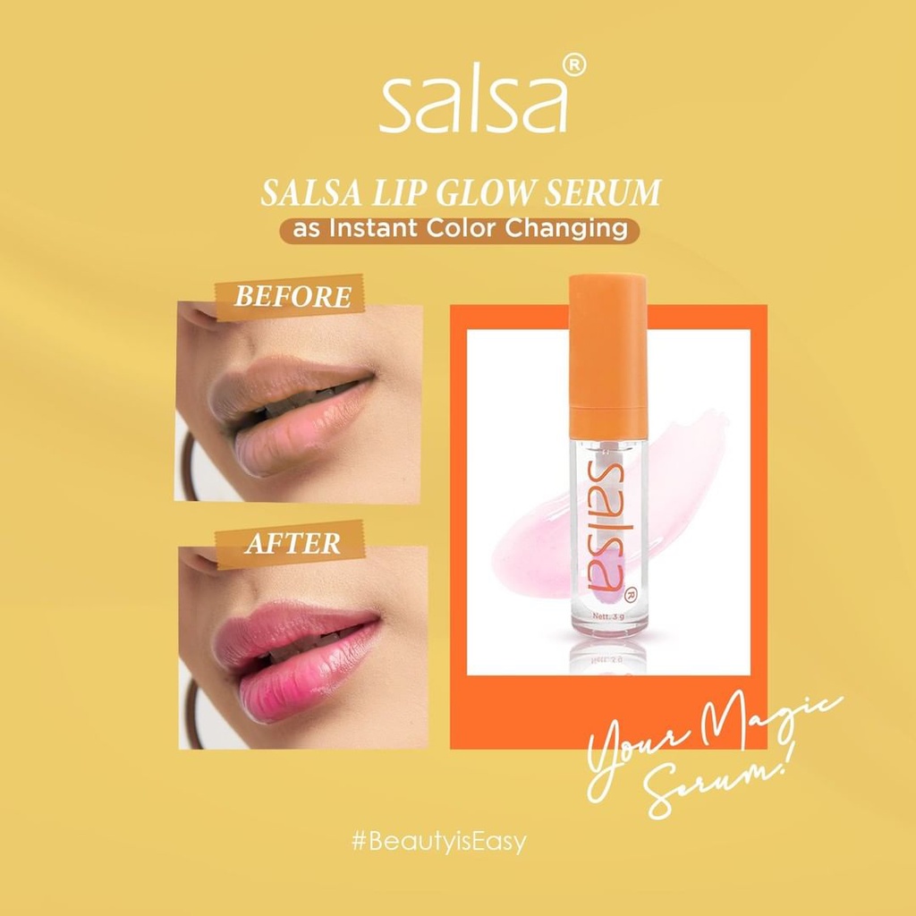 ❤ BELIA ❤ SALSA Lip Glow Serum (✔️BPOM) Lippie Serum Bibir | BABY BUNNY