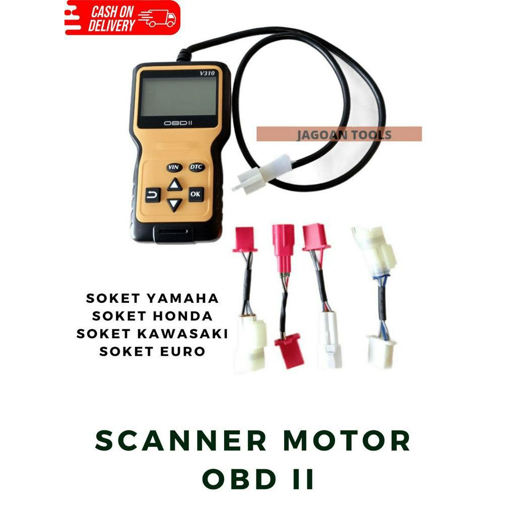 Scanner Motor Yamaha OBD II untuk motor OBD 2