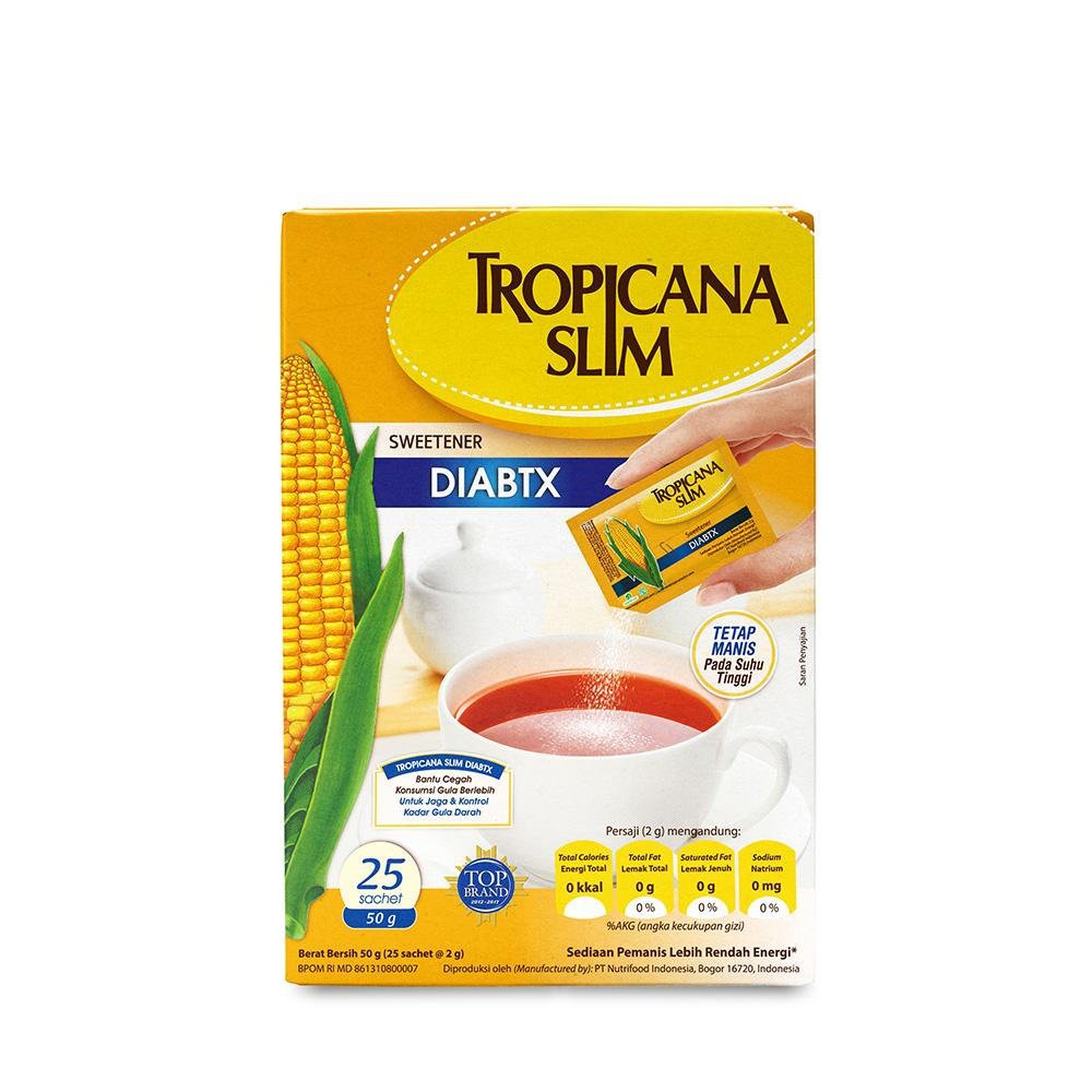 

TROPICANA SLIM DIABTX SWEETENER 25 SACHET @ 25 GRAM