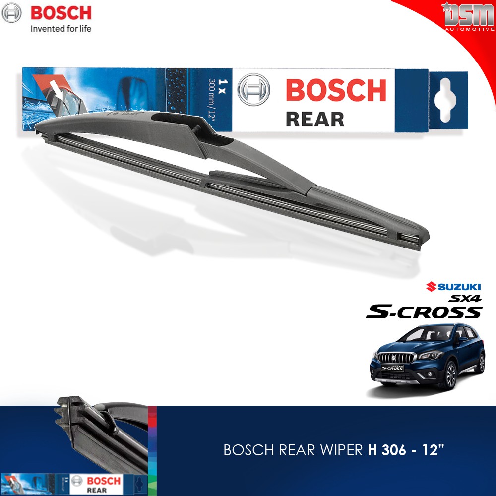 Bosch Rear Wiper / Wiper Belakang Suzuki SX4 S-Cross - 12 Inch / Bosch Original S Cross / DSM