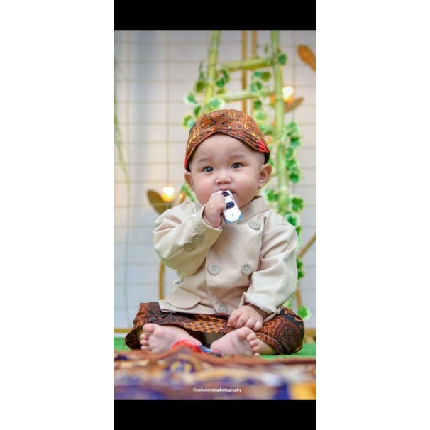 BESKAP ANAK / BAJU DALANG /BAJU ADAT /KOSTUM KARNAVAL/KOSTUM TEDAK SITEN