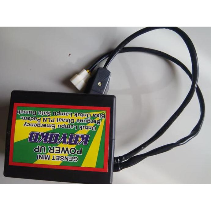 GENSET LISTRIK MINI PORTABLE 125 WATT TENAGA SEPEDA MOTOR