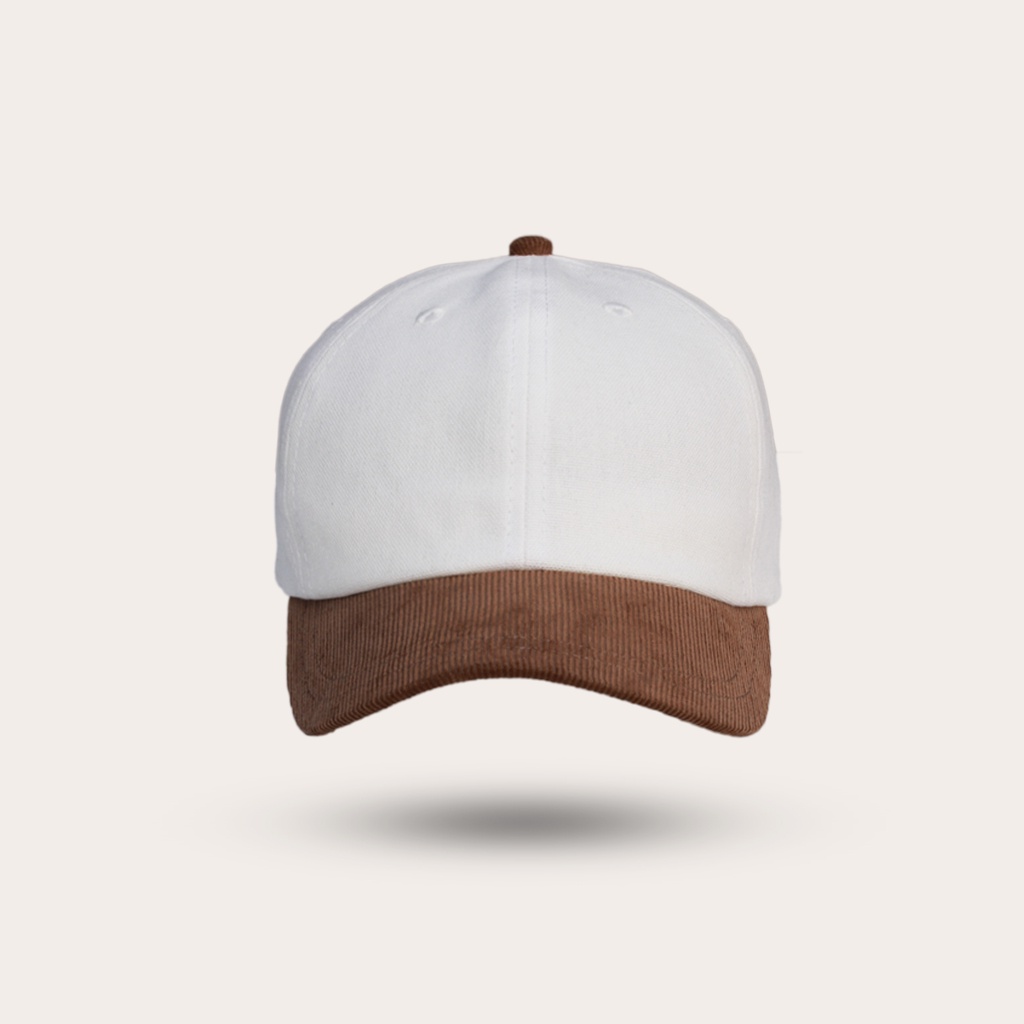 TOPI BASEBALL CAPS POLOS KOMBINASI VISOR/LIDAH PENDEK PREMIUM QUALITY [FREE BOX]