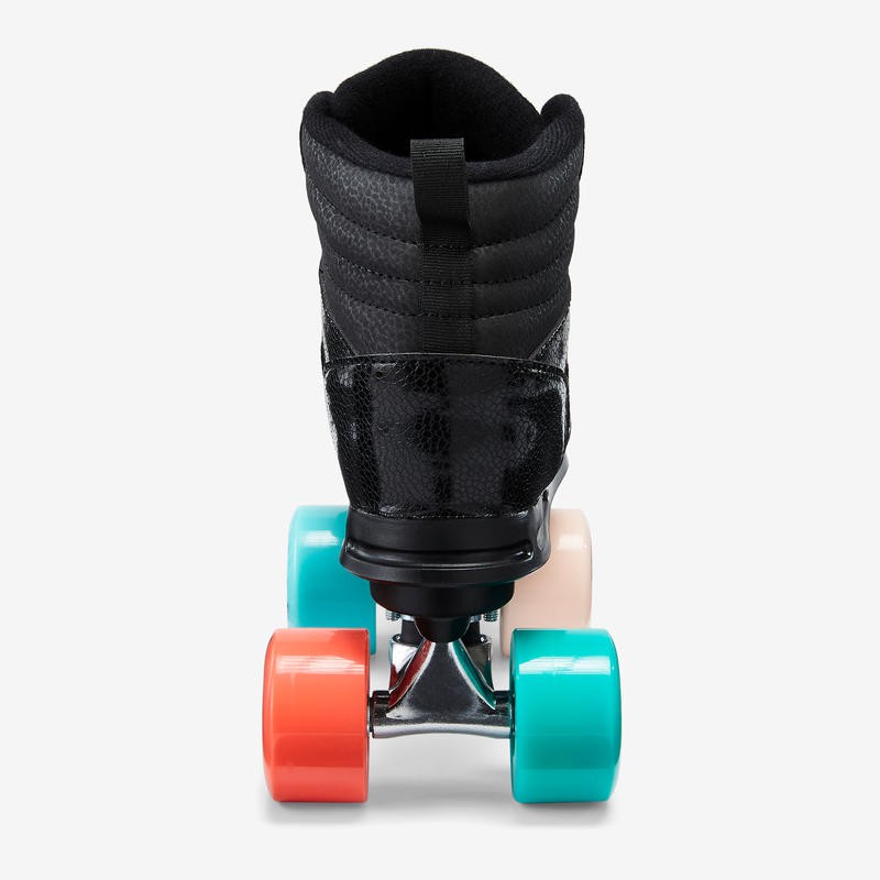 OXELO Jr Quad Sepatu Roda 4 Dengan Bagian Dalam Busa Tebal Sangat Nyaman