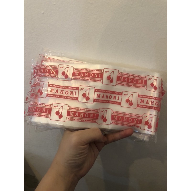 HD kantong plastik gelas bening 1 & 2 oz / kresek tenteng / kantong cup