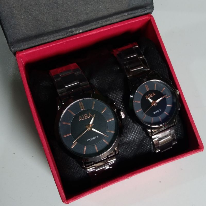 jam tangan couple + box