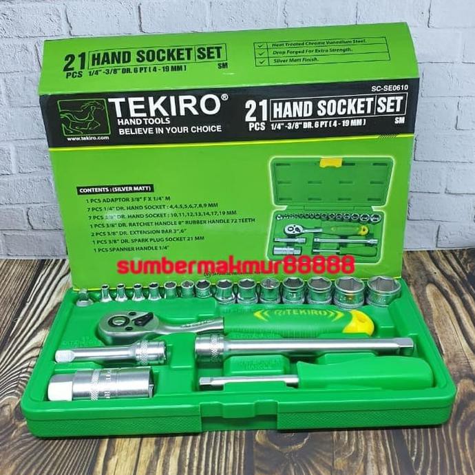 KUNCI SOK SET TEKIRO 21PCS