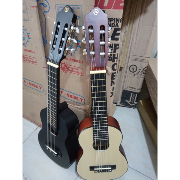 Gitar lele senar 6nilon./Guitar LELE GL-1 yammha/alatmusik murah bonus paking kayu