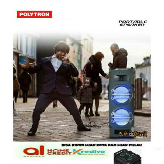 PROMO MURAH POLYTRON PORTABLE SPEAKER PTS 2K25/PTS2K25 Bluetooth