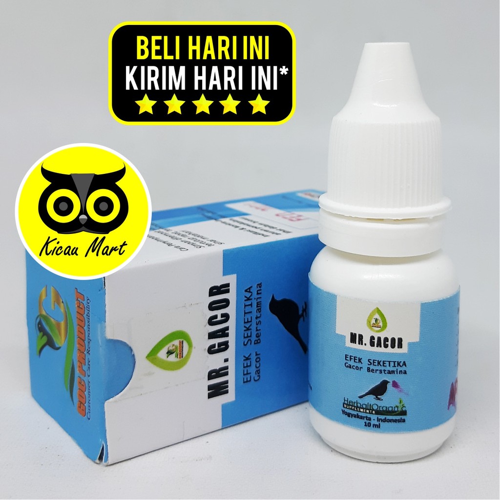 VITAMIN BURUNG MR GACOR BIRU GOC OBAT PENGGACOR SUARA LOVEBIRD KENARI BLACKTHROAT FINCH CUCAK GACORB